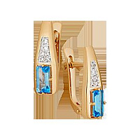 серьги (Au 585) 20576, изображение 1