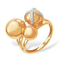 Кольцо (Золото 585К) К13214277, изображение 1