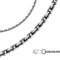 цепь (Ag 925) ЯГВ140-Ч, изображение 1