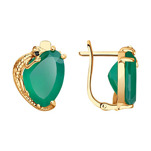 серьги (Au 585) 728049