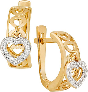 серьги (Au 585) 23366