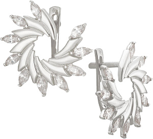 серьги (Au 585) 24268