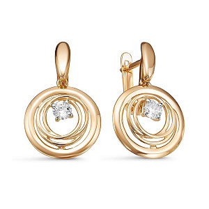 серьги (Au 585) 128430