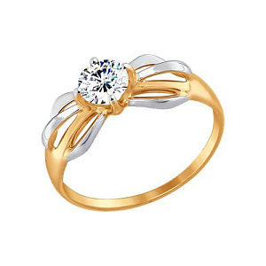 кольцо (Au 585) 017452