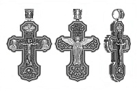 крест (Ag 925) 13-001380-105000, изображение 1