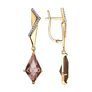 серьги (Au 585) 725729