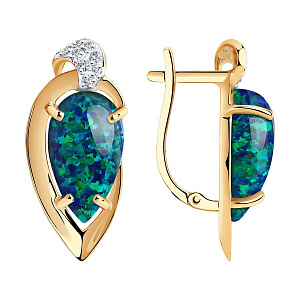 серьги (Au 585) 727169