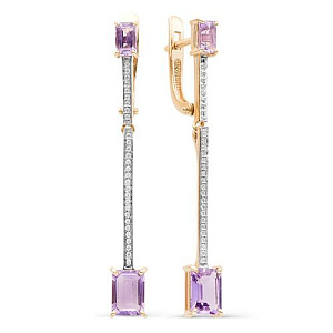 серьги (Au 585) 02-1-434-0201-011