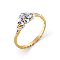 кольцо (Au 585) 1-104-882, изображение 1