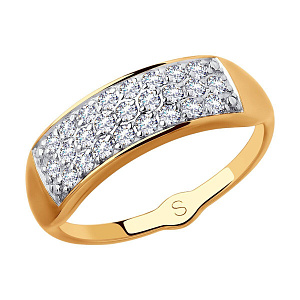 кольцо (Au 585) 018075