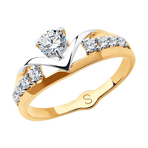 кольцо (Au 585) 018090