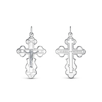 крест (Ag 925) с080035, изображение 1