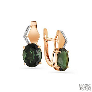 серьги (Au 585) 02-2-534-1901-011