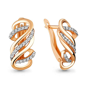 серьги (Au 585) 42586А