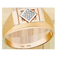 кольцо (Au 585) К18422 , изображение 1