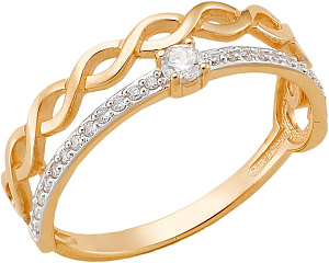 кольцо (Au 585) К23902 