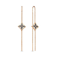 серьги (Au 585) 120445, изображение 1