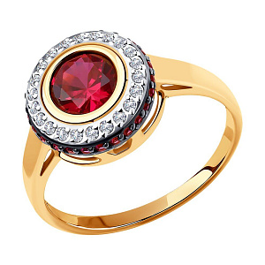 кольцо (Au 585) 018476