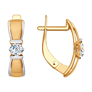 серьги (Au 585) 027904