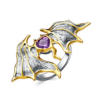 кольцо (Ag 925) YR02636-1_KO_AM_BJ, изображение 1