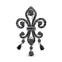 брошь (Ag 925) RU3B001_BR_SP_WG, изображение 1