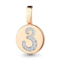 подвеска (Au 585) 24019А, изображение 1