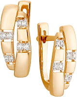 серьги (Au 585) 24082, изображение 1