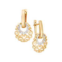 серьги (Au 585) 21527, изображение 1