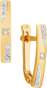 серьги (Au 585) 18662