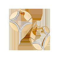 серьги (Au 585) 22792, изображение 1