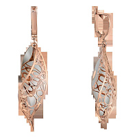 серьги (Au 585) 028020, изображение 1