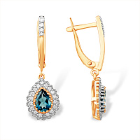 Серьги (Золото 585К) С1346073, изображение 1