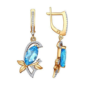 серьги (Au 585) 721971