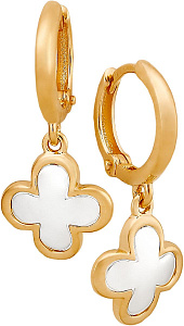 серьги (Au 585) 24689 