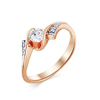 кольцо (Au 585) 1-105-16, изображение 1