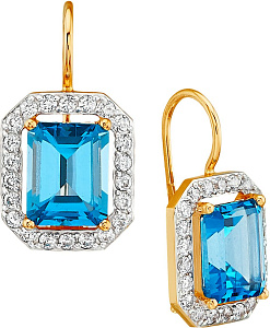 серьги (Au 585) 18602