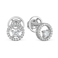 серьги (Ag 925) С-3820рс200, изображение 1