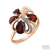 кольцо (Au 585) 01-2-497-0301-011, изображение 1