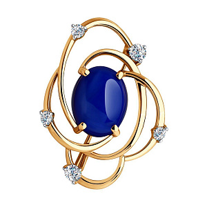 брошь (Au 585) 740333