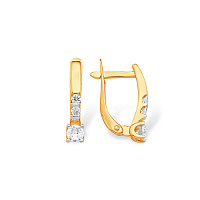 Серьги (Золото 585К) С13215386, изображение 1