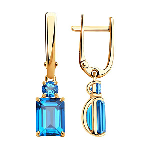 серьги (Au 585) 727763