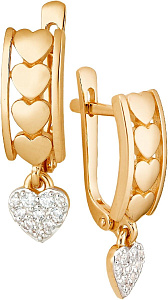 серьги (Au 585) 23428