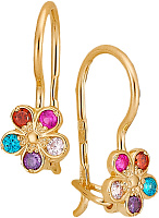 серьги (Au 585) 24192, изображение 1