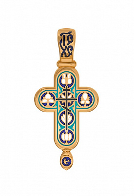 Крест (Ag 960, Au 999) 8875КЛ, изображение 1
