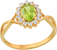 кольцо (Au 585) К13409 , изображение 1