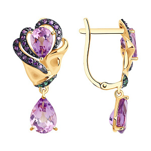 серьги (Au 585) 725212