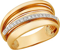 кольцо (Au 585) К19295, изображение 1