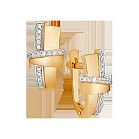 серьги (Au 585) 22521, изображение 1