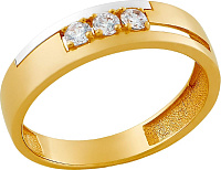 кольцо (Au 585) К19451, изображение 1