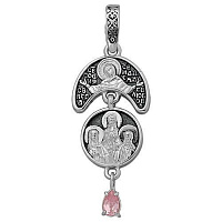 подвеска (Ag 925) МД-51-Ч, изображение 1